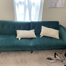 Emerald green Futon 