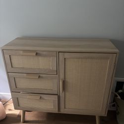 Beige Storage Cabinet 
