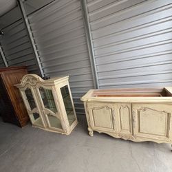 probably 19th Century Gustavian Bookcase Cabinet Vitrina