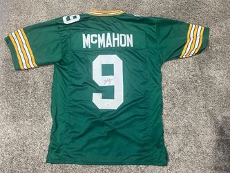 Jim McMahon Signed Custom Green Bay Packers Jersey JSA Witness COA