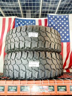 LT35X12.50R18 MUD CLAW MUD TERRAIN OFF-ROAD 35 12.5 18 Set of 2 Used Tires