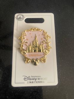 Shanghai Disney Resort Castle Enamel Pin