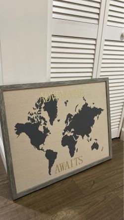 Places Traveled Map Decor Frame