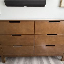 Mid Century 6 Drawer Dresser