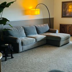 Restoration Hardware Lancaster Velvet Sofa -Delivery Available
