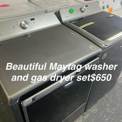 Beautiful Maytag Washer And Gas Dryer Set
