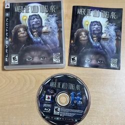 PS3 Sony PlayStation 3 Where The Wild Things Are Video Game