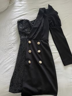 Night Out Short Black Dress