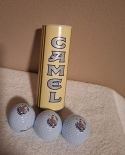 Joe Camel Storage Tin For Golfballs