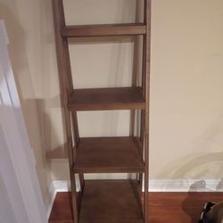 Versatile Wooden Ladder Shelf