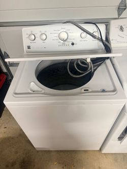 washer and electric dryer
