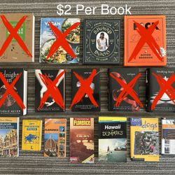 Cook Books and Travel Books