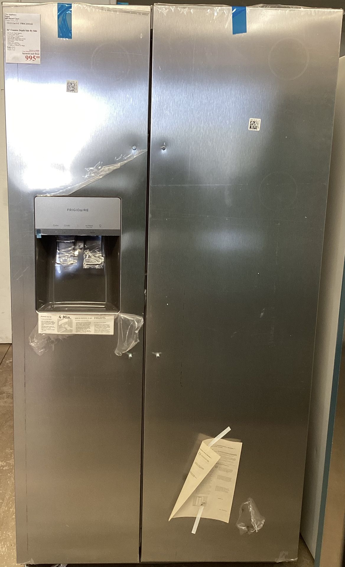 36” Counter Depth Side by Side