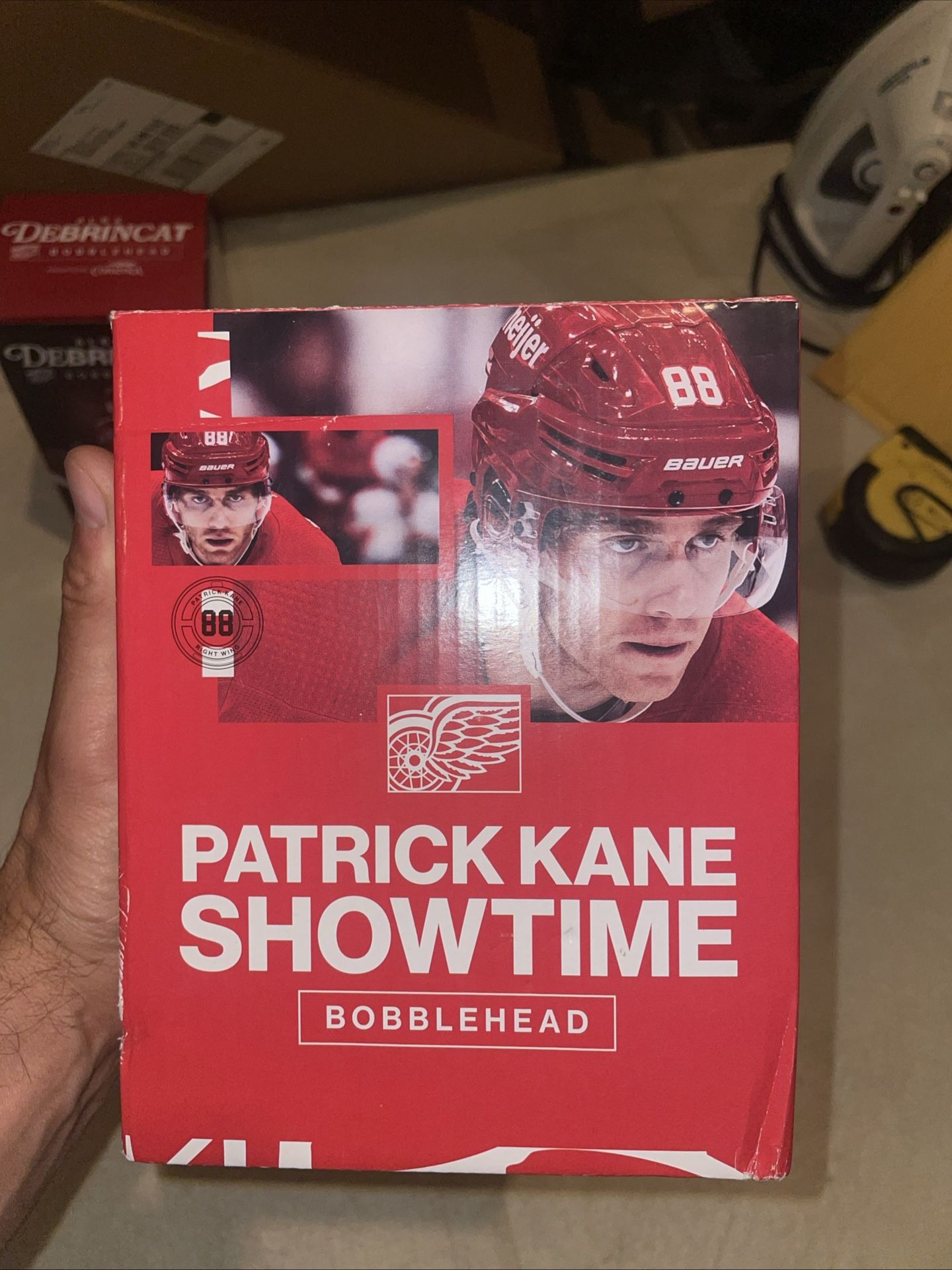 New Patrick Kane Showtime Bobblehead Detroit Red Wings 1/7/2025 SGA Bobble Nhl