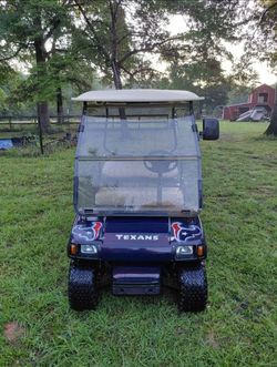 Club Car Golf Cart 36V 4-Seater Texans Paint Job New Batteries🔥🔥🔥