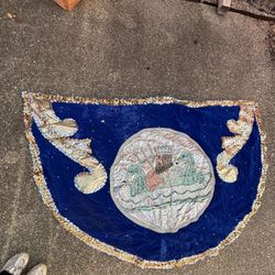 Vintage Mardi Gras Royal Cape