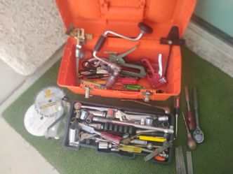 Tool box with miscellaneous tools
