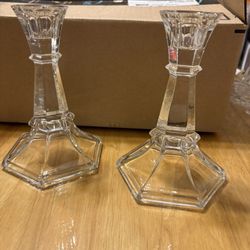 Princess House Candle Holders Used