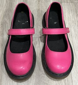Dr Martens Mary Jane Hot Pink Shoes Size 2