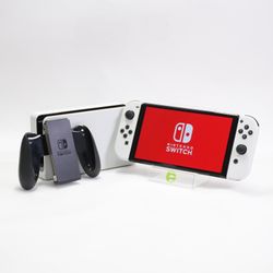 Nintendo Switch OLED Console Gaming System HEG-001 Arctic White