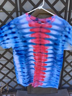 Handmade Tie Dye  4th Of July Style Size L