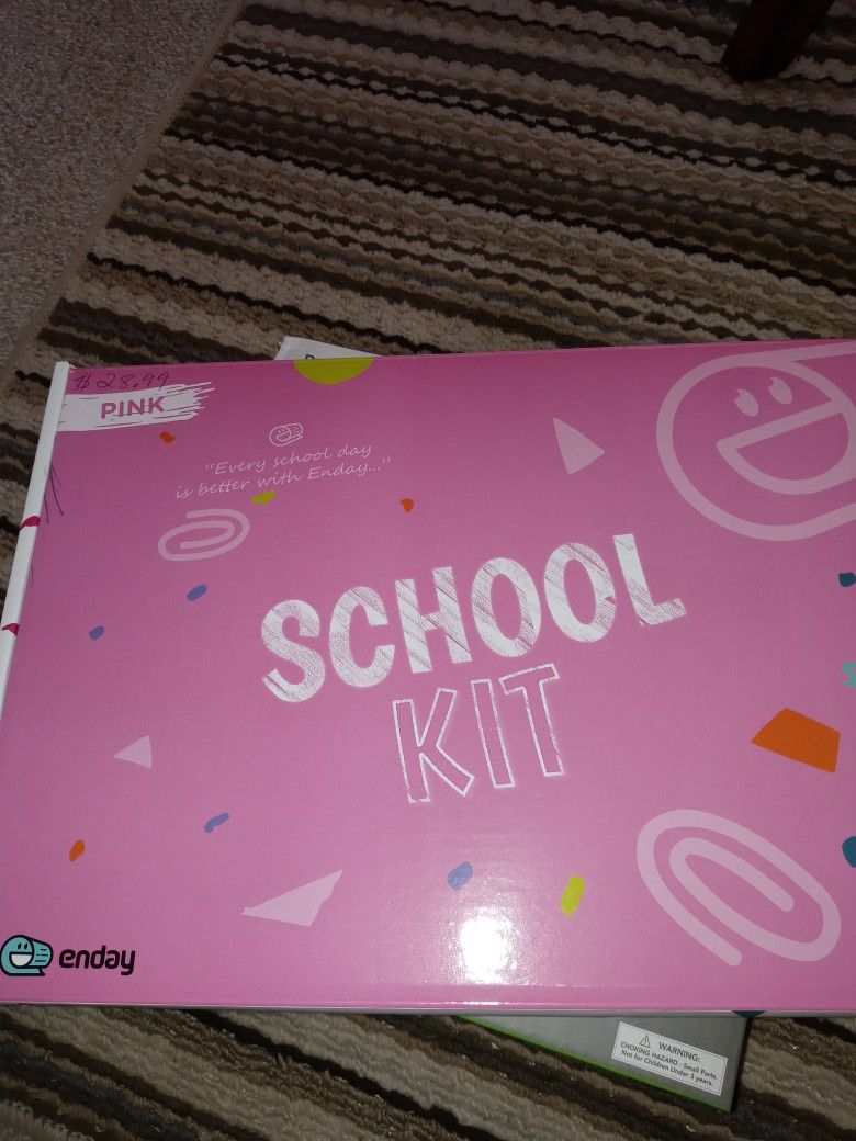 Great Christmas Gift Box Full Of School Supplies 
