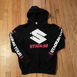 Justin Bieber 2017 Stadium Tour Hoodie HOODED Sweatshirt size XS / SMALL - Black