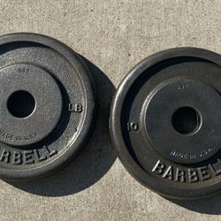 10 Pound Weight Plates Pair lb