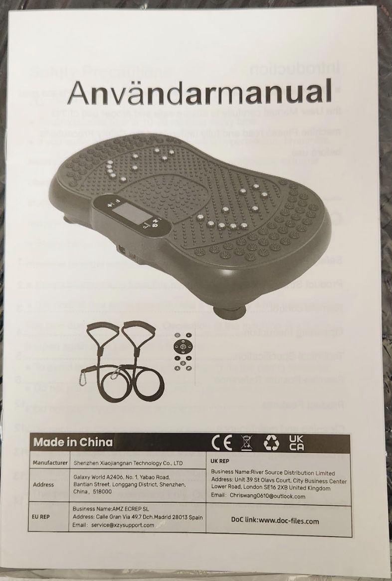 Vibration Plate Exercise Machine For Weight Loss - NEW IN BOX