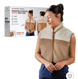 Sharper Image Weighted Comfort Heated Vest Luxe