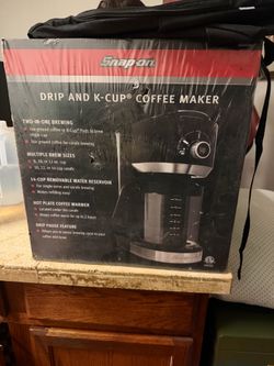 snap On Drip & K Cup Coffee Maker
