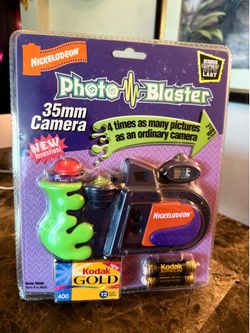 Vintage Nickelodeon Photo Blaster Camera N6800 35mm 1997 **NEW**