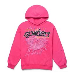 Large P*nk Sp5der Hoodie