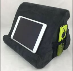 Tablet and Remote Holder Pillow