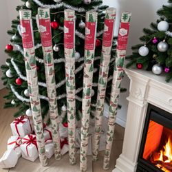 Holiday Gift Wrap Rolls – Set of 6