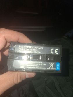 Battery pack for sony