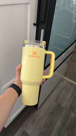 Yellow Stanley tumbler 40oz