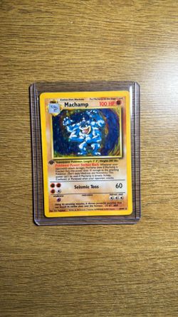 Pokemon cards: Machamp 1ed