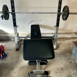 Weider Club Weight Bench Set
