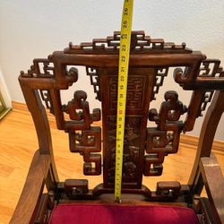 RARE Pair Of Antique Chinese Armchairs