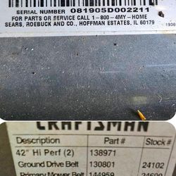 Craftsman Lt 2000 Ride On Snow Blower