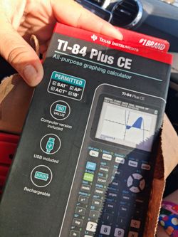 5 TI84 plus CE graphing calculators