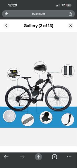 Motorized Bicycle with Gas Engine Kit