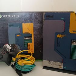 Xbox One X cyberpunk **LIMITED EDITION**