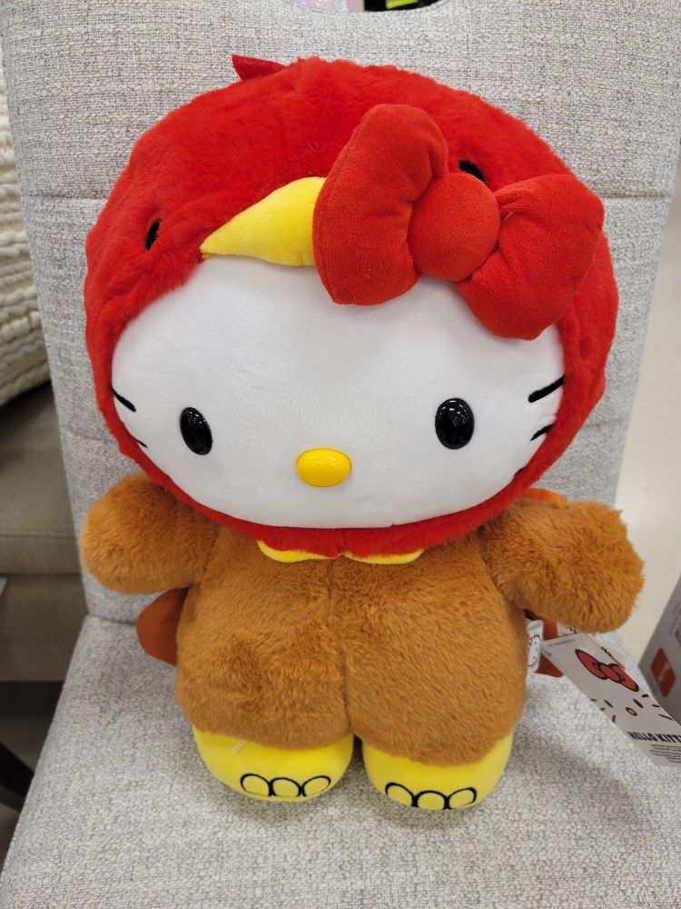 Hello Kitty 18” Harvest Greeter Thanksgiving Turkey New 2024