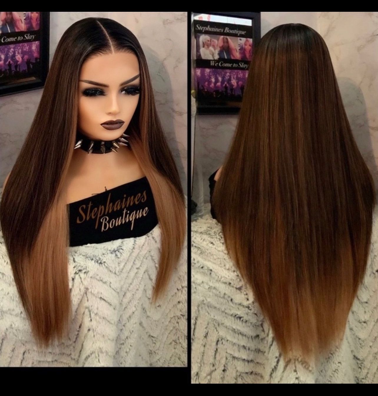 Human Hair Blended Lace Front Wig