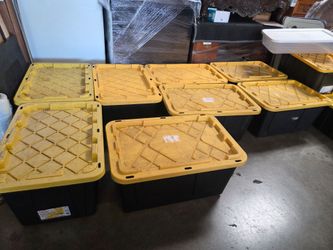Plastic Containers used but still good for use.