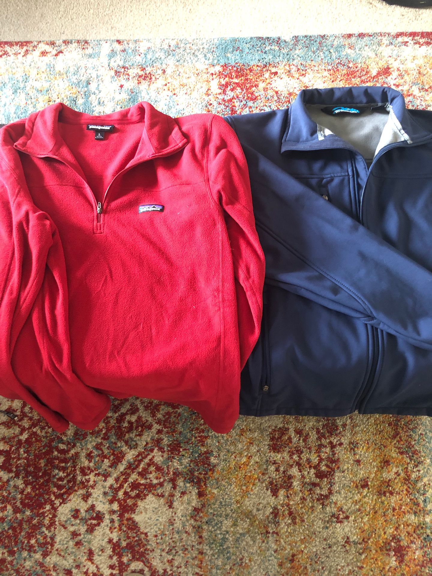 Patagonia and Tri-mountain Men’s coats/pullover