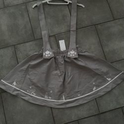 Adorable Overall Skirt with adjustable suspenders