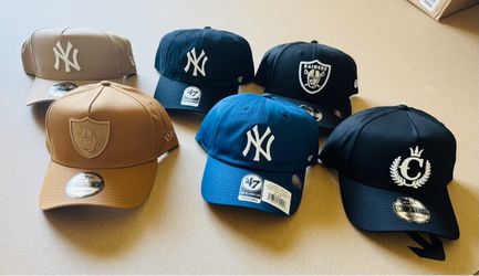 NY Yankees / LV Raiders Hats! Adjustable